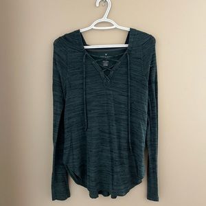 american eagle hooded sweater - size M